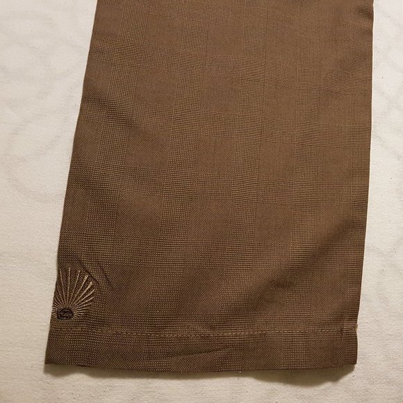 Billabong Plaid Checkered Brown Pants Size 30 - Picture 5 of 5